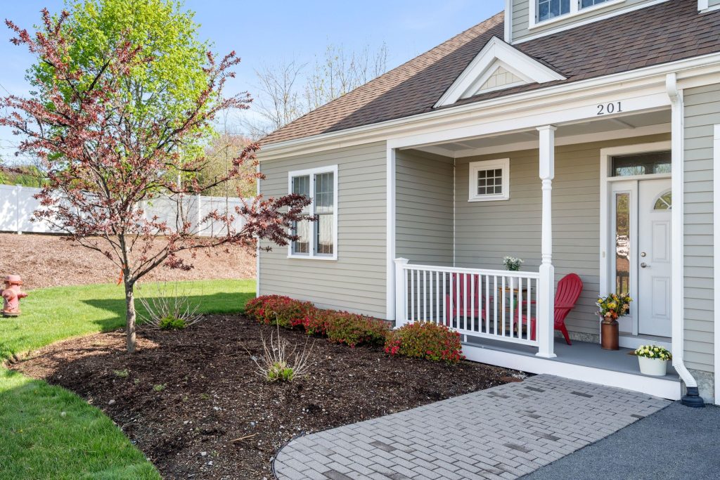 Front exterior photograph of 201 at Endicott Woods in Norwood MA