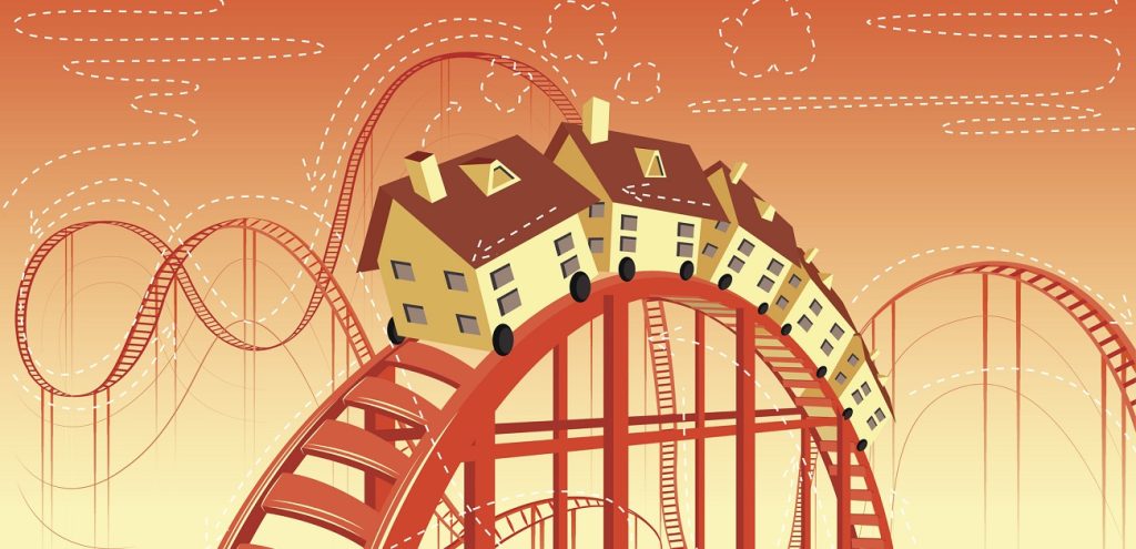 Houses On Roller Coaster