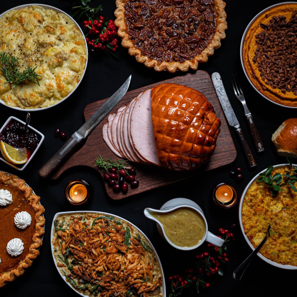 Thanksgiving Dinner Spread